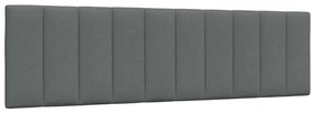 vidaXL Pernă pentru tăblie de pat, gri închis, 180 cm, material textil