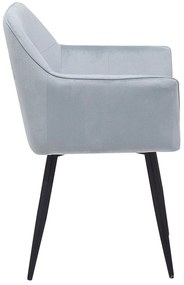 Set 2 buc. scaune pentru sufragerie Jardim (gri deschis). 1009948