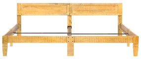 Cadru de pat, 200 cm, lemn masiv de mango 200 x 200 cm, Lemn masiv de mango