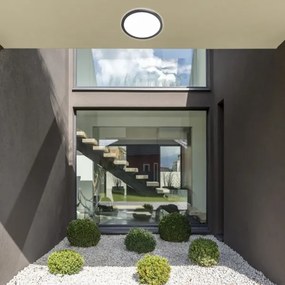 Plafonieră LED de exterior dimabilă LED/15W/230V Wi-Fi Tuya IP44 Rabalux 7774 + telecomandă