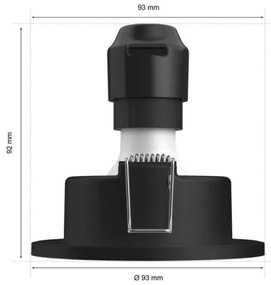 Philips Hue XAMENTO LED RGBW GU10/5,7W/230V IP44, stropní stmívatelné světlo do