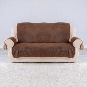 decoDoma Cuverturi de lux cu BLĂNIŢĂ fotoliu triplu - şezut 170 cm