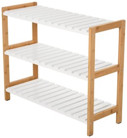HomCom suport pentru pantofi, cu 3 rafturi, 70x26x57,5 cm | AOSOM RO