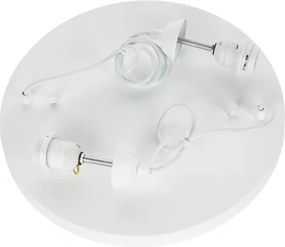 Brilagi - Lampă suspendată pe cablu WABI SABI, 2xE27/40W/230V, Ø 74 cm, albă