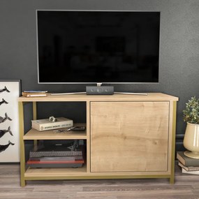 Comoda TV Muskegon - Gold, Oak