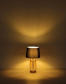 Globo 24142S - Lampă de masă CLASSY 1xE27/40W/230V negru/maro