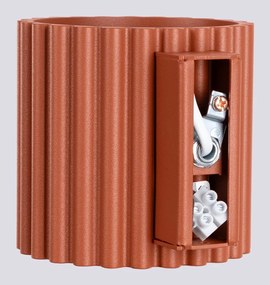 Aplică de perete portocalie ø 10 cm Zora – Sollux