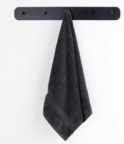 Prosoape de baie gri-închis 4 buc. din bumbac din frotir Marina – Restilo