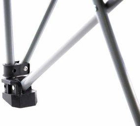 Scaun de camping pliant DIVERO cu pernă - verde