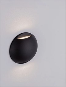 Aplica exterior cu iluminat sus si jos LED IP65 PASSO negru