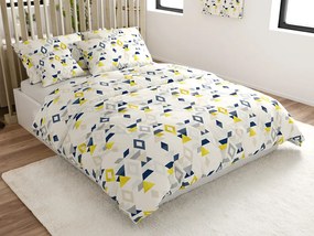 Lenjerie de pat din microfibra GEOMETRICA colorata Dimensiune lenjerie de pat: 70 x 90 cm | 140 x 200 cm