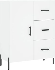 vidaXL Servantă, alb, 69,5x34x90 cm, lemn compozit