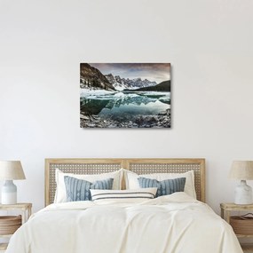Tablou - lacul iarna (70x50 cm)