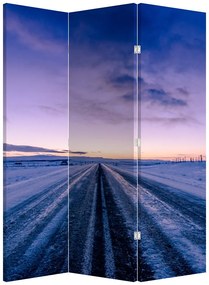 Paravan - Autostrada iarna (126x170 cm)