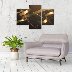 Tablou - Panglici de bronz (90x60 cm)