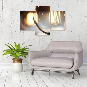 Tablou cu becul aprins (90x60 cm)