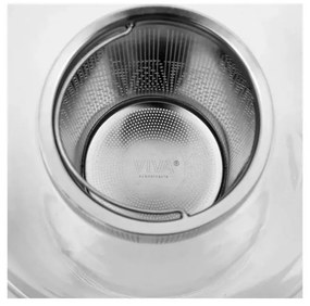 Ceainic INFUSION Viva Scandinavia V27801, 1 L, Infuzor, Capac silicon, Transparent