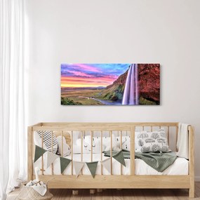 Tablou - Cascada Seljalandsfoss (120x50 cm)