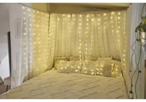 Instalație LED de Crăciun de exterior 400xLED/8 funcții 7,9 m IP44 alb cald