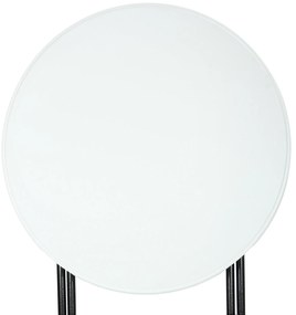 Casaria Masă de petrecere din plastic LYDA, Ø72x110cm, alb