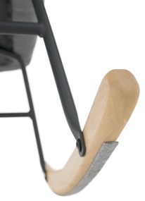 Scaun de design ţesătură bej, KOMODO
