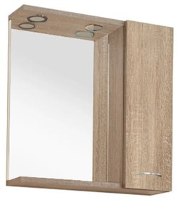 Mobilier de baie Ruben 55, mobilier suspendat, stejar Sonoma