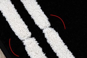 Covor HAMPTON cadru negru - SECUNDAR-COTATI PRODUSUL