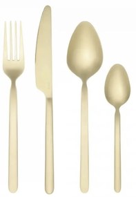 Tacâmuri aurii din oțel inoxidabil 16 buc. Stella – Blomus