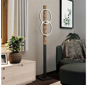 Lampadar LED Eglo 900892 BOYAL 2xLED/12W/230V 3000K maro/negru