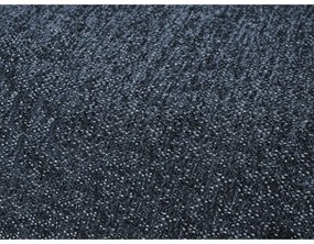 Canapea albastru-închis cu tapițerie din chenille 278 cm Everest – Bobochic Paris