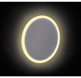 Oglinda rotunda cu iluminare LED Deante Round crom 22cm