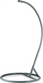 Fotoliu suspendant gri KOLUMBIA cu suport