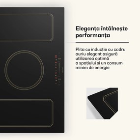 Klarstein Victoria 5 Flex, plită cu inducție, încorporabilă, 7400 W, 2 Flex zone, cronometru