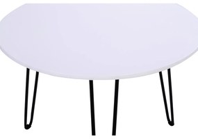 Set 3 măsuțe auxiliare Bonami Selection Fabio White