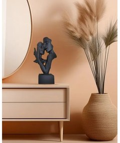 Decorațiune de masă din rășină, 29 x 9 x 17 cm, negru