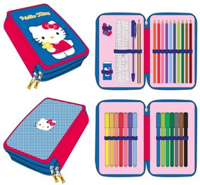 Hello Kitty Blue penar echipat cu 2 etaje