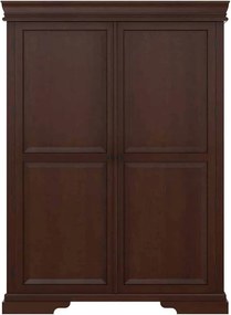 Dulap lemn masiv nuc Louis 2 Uși, 150 × 60 × 195 cm