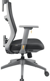 Scaun de birou negru/gri Yenkee