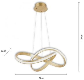 Paul Neuhaus 8291-12 - LED Lustră pe cablu dimmabilă MELINDA 1xLED/30W/230V