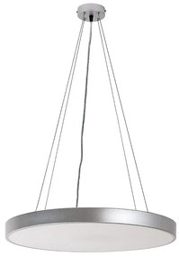 Lustra suspendata LED Tesia 40cm, argintiu