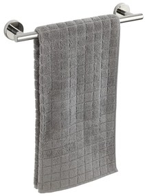 Suport pentru prosoape argintiu lucios de montat pe perete din oțel inoxidabil Bosio – Wenko