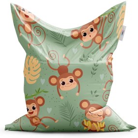 Sac de șezut Classic maimuțelețe drăguțe - pentru copii, colorat