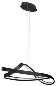 Lustra suspendata LED CCT OLIA aluminiu negru