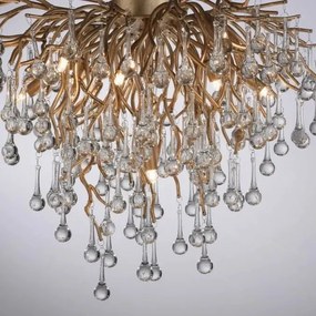 Lustra aplicata design magnific ICICLE alama antic, D-50cm