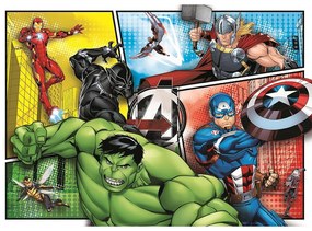 Avengers Against the Threat Puzzle Clementoni 2x60 bucăți