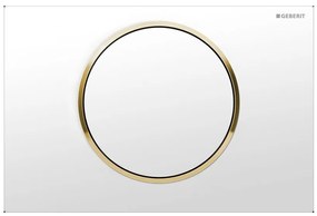 Geberit Sigma buton de spălare pentru WC alb-auriu 115.758.KK.5