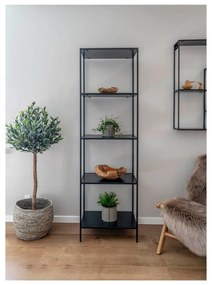 Bibliotecă House Nordic Vita Shelf, 51 x 170 m, negru