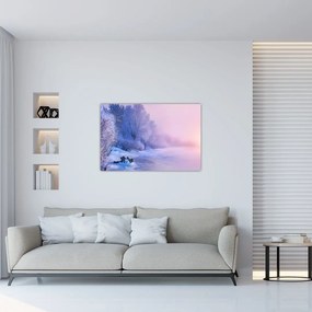 Tablou - Râu înghețat (90x60 cm)