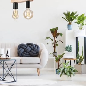 Lustră aplicată VITO OAK 2xE27/60W/230V stejar