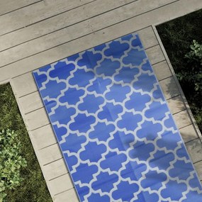 vidaXL Covor de exterior, ARAKIL albastru, 80x150 cm, PP